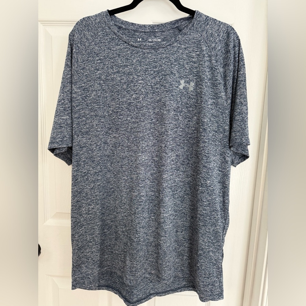 Under Armour Men's Heathered Blue Tee